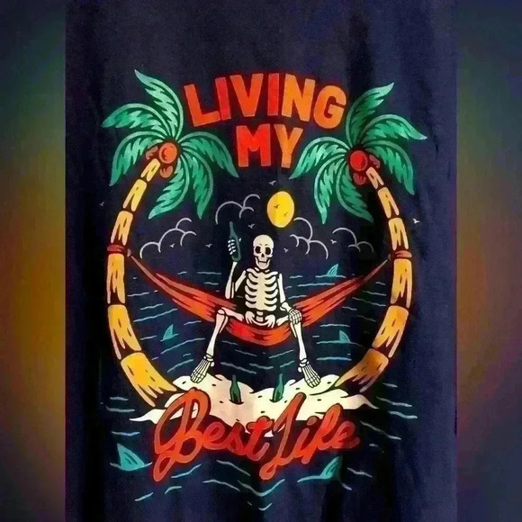 New living my best life T-shirt size XXL - Picture 2 of 4
